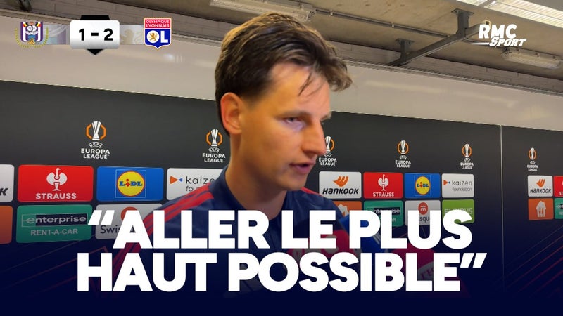 Anderlecht 1-2 OL : "Aller le plus haut possible", confirme Descamps