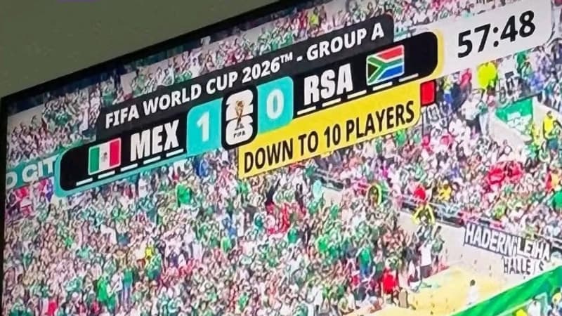Coupe du monde 2026: c'est quoi ces 5 tirets sous le nom des équipes à la TV?