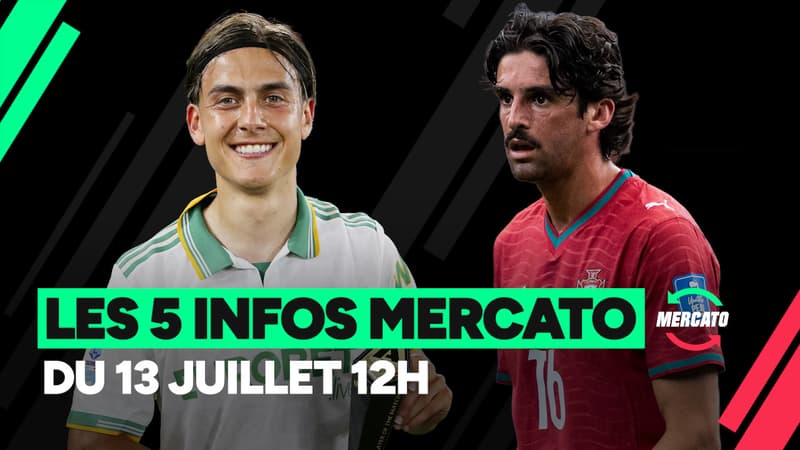 PSG, Manzambi et Trincao...Les 5 infos mercato du lundi 13 juillet