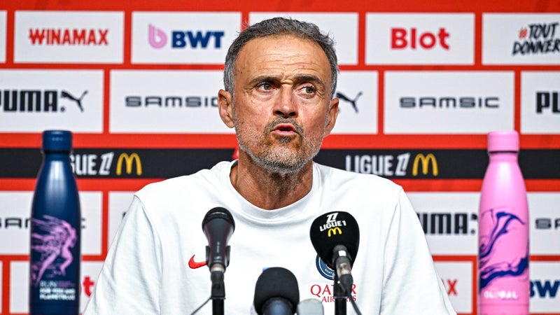 PSG: "Les joueurs sont habitués à ma manière de gérer", Luis Enrique justifie la mise au repos de Dembélé, dont il est "un grand admirateur"