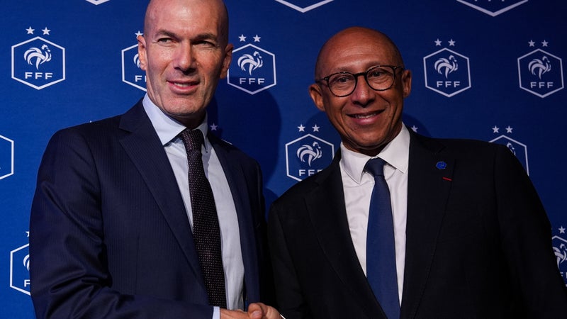 Quel salaire pour Zidane à la tête des Bleus? "On n'a pas parlé d'argent", balaye Philippe Diallo