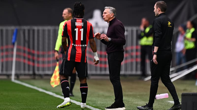 Nice: "On lui a dit de se calmer", Claude Puel explique son coaching payant autour de Wahi pour l'égalisation sur panenka