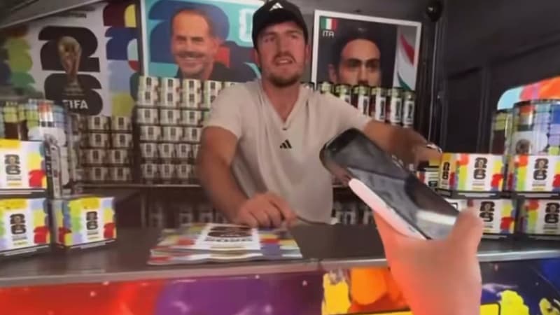 Coupe du monde 2026: non sélectionné avec l’Angleterre, Harry Maguire aperçu en train de distribuer des vignettes Panini en plein New York