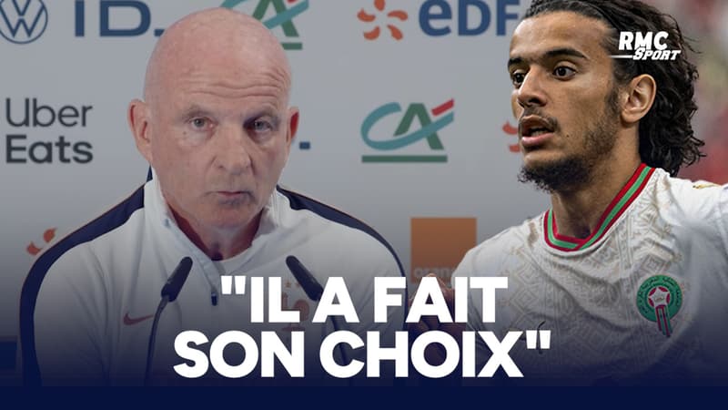 France - Maroc : "Il a fait son choix" Guy stephan sur Bouaddi