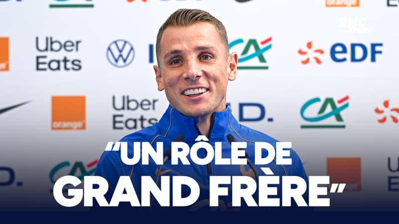 Équipe de France : "J'ai un rôle de grand frère", confie Lucas Digne