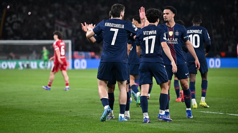 Les notes de PSG-Liverpool: du génie pour Kvaratskhelia et Doué, un peu de déchet pour Dembélé