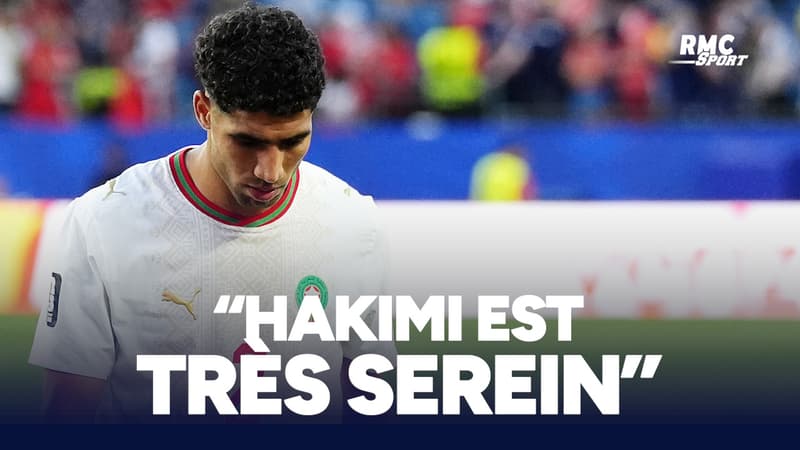 Coupe du monde : "Hakimi est très serein" assure son sélectionneur