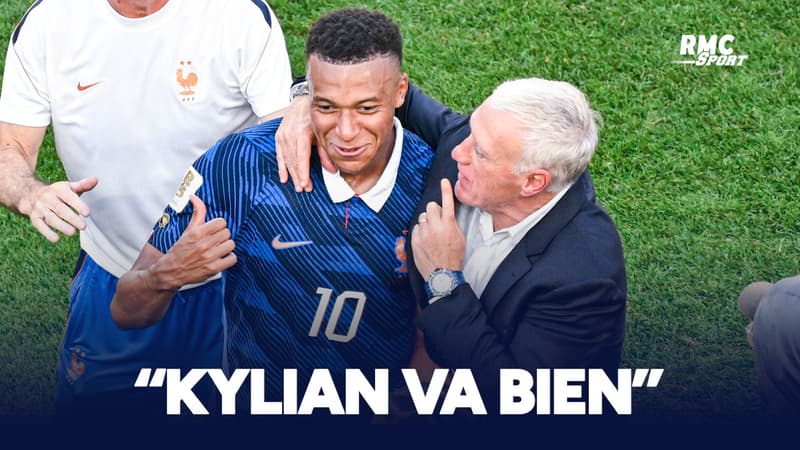 France-Espagne : "Kylian va bien", rassure Deschamps sur une incertitude de Mbappé
