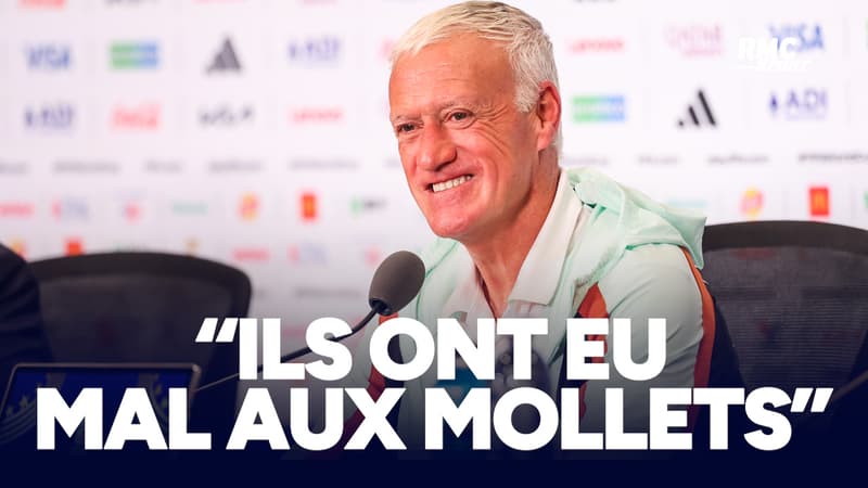 Équipe de France : "Les joueurs ont eu mal aux mollets" après le match à New York, confie Deschamps