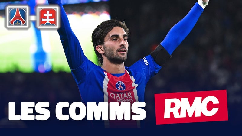 PSG 6-1 Slovan Bratislava : Les champions d’Europe reprennent du service par une victoire ! Les comms RMC