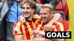 Partick Thistle a battu Livingston au championnat écossais