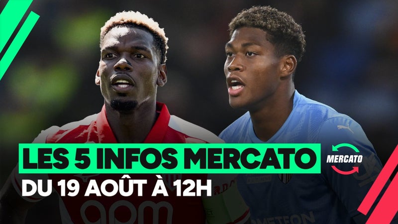 Suzuki, Ruggeri, Pogba… les 5 infos mercato du 19 août à midi