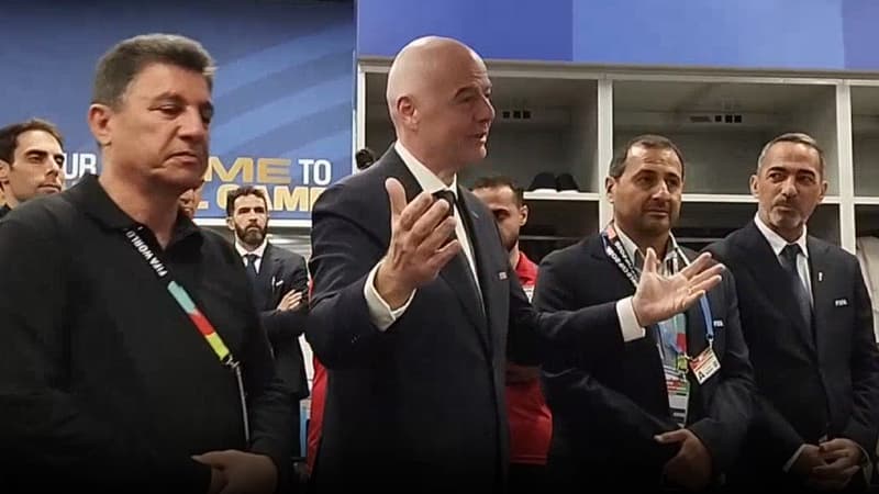 Coupe du monde 2026: "Je comprends ce que vous traversez mais vous êtes plus forts que tout", le discours de Gianni Infantino aux joueurs de l'Iran