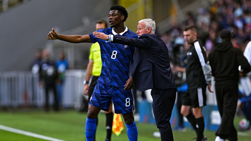France-Angleterre: Tchouaméni loue un "discours exceptionnel" de Deschamps à la pause