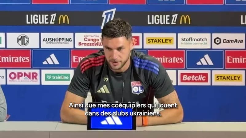 OL : "Bien sûr que je suis inquiet", Yaremchuk au soutien du peuple ukrainien