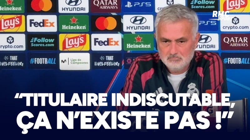 Real Madrid : "Un titulaire indiscutable, ça n'existe pas" insiste Mourinho