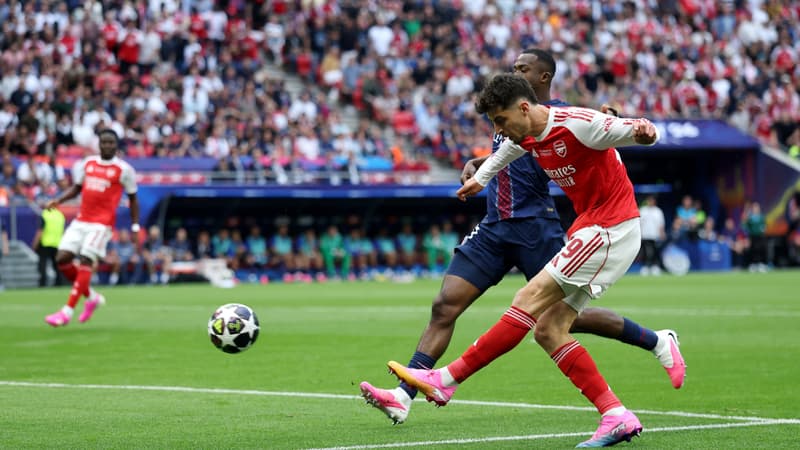 PSG-Arsenal: l'ouverture du score de Kai Havertz qui a refroidi les Parisiens dès les premiers instants