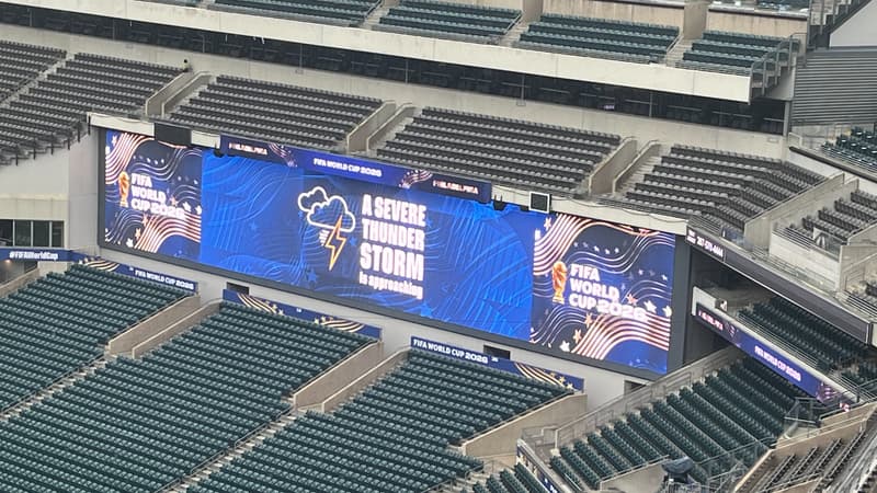 France-Irak: ouverture du stade décalée, coup d'envoi possiblement repoussé... L'avant-match perturbé par l'orage à Philadelphie