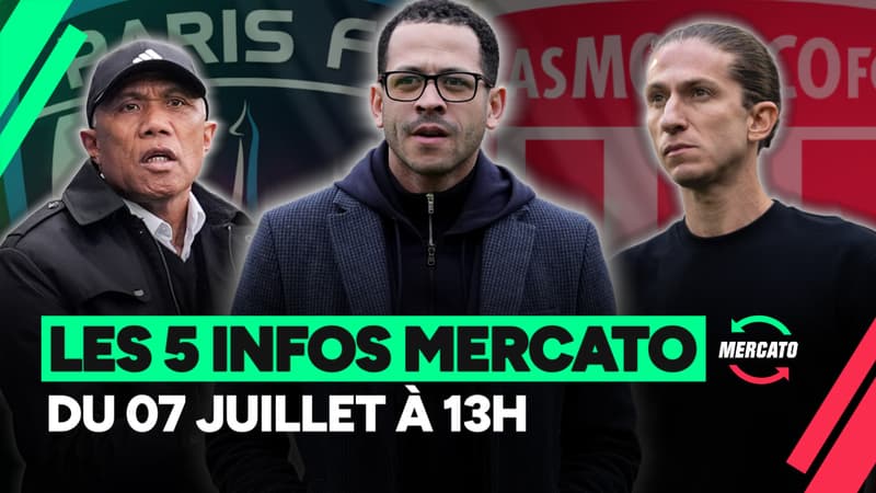 Kombouaré, Rosenior, Filipe Luis la valse des entraîneurs de Ligue 1… Les 5 infos mercato du 7 juillet à 13h
