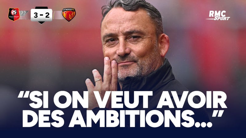 Rennes 3-2 Le Mans : "Je connais nos manques" Haise inquiet malgré la victoire