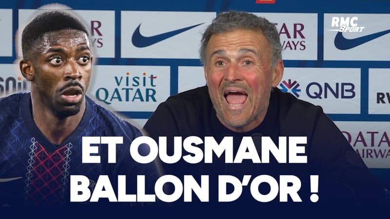 PSG-Toulouse : "Il a montré pourquoi il est Ballon d'or", Luis Enrique encense Dembélé