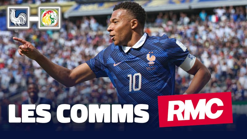 France 3-1 Sénégal : Mbappé et Barcola lancent le COMPTEUR des Bleus… les comms RMC !