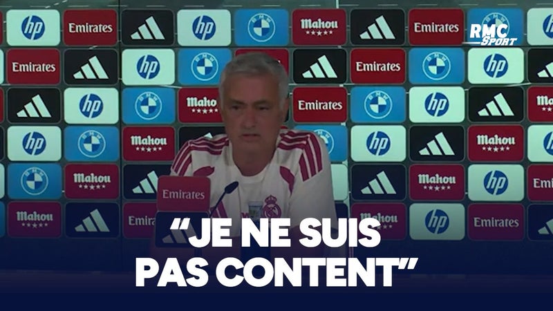 Real Madrid : "Je ne suis pas content", réagit Mourinho au sujet d'Asencio