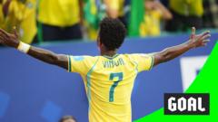 Vinicius Jr profite d'une erreur écossaise pour donner l'avantage au Brésil