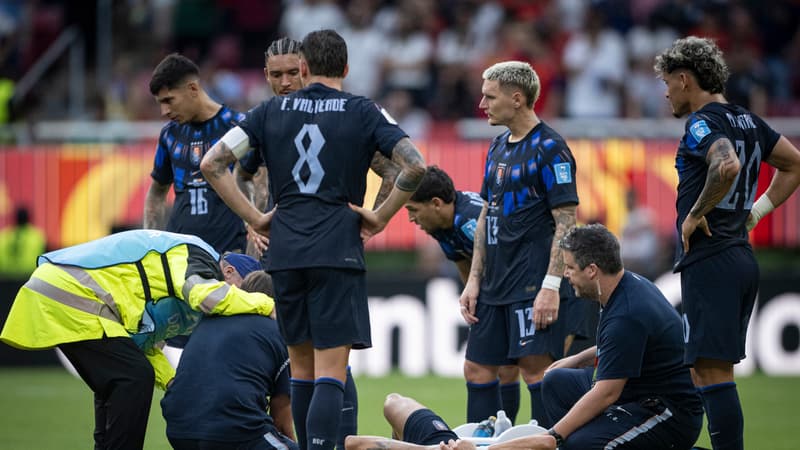 Coupe du monde 2026: sale fin de compétition pour Ugarte, victime d'une rupture des ligaments croisés avec l'Uruguay