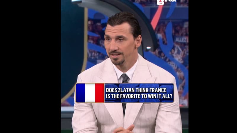 Pas très rassurant pour les Suédois avant France-Suède: Zlatan Ibrahimovic est fou des Bleus, "les favoris pour la Coupe du monde"