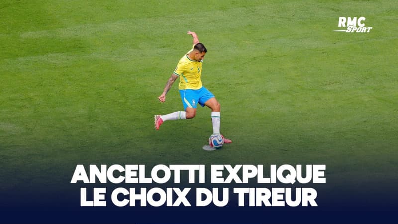 Brésil 1-2 Norvège : "Nous avons choisi Guimarães", Ancelotti explique le choix du tireur de penalty