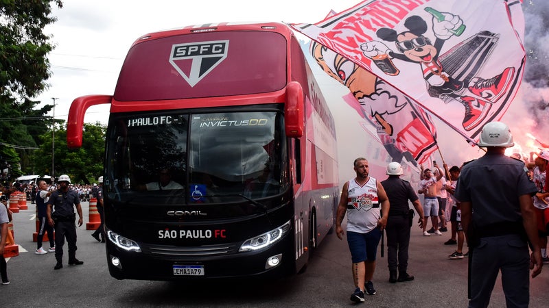 86 kilos de marijuana retrouvés en Bolivie dans un bus aux couleurs du Sao Paulo FC