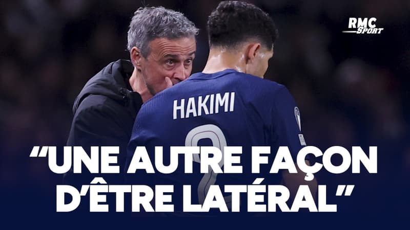 PSG : "Luis Enrique a montré une autre façon d'être latéral" encense Hakimi