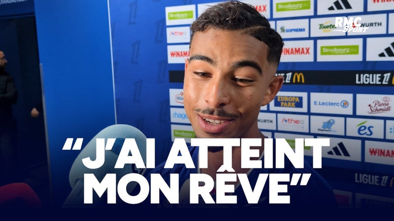 Strasbourg 2-1 Lens : "J'ai atteint mon rêve", la fierté de Yassine après son doublé