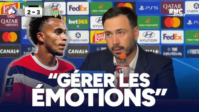 Lille 2-3 Betis : "On doit gérer les émotions" rappelle Ancelotti après le coup de sang et l'expulsion d'Ethan Mbappé