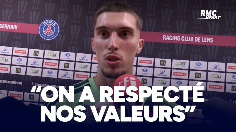 Lens 1-0 PSG : "On a respecté les valeurs de notre club", savoure Risser