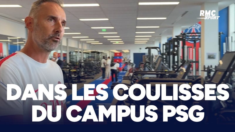 PSG : Zlatan, Zaïre Emery... dans les coulisses de la salle de performances du Campus