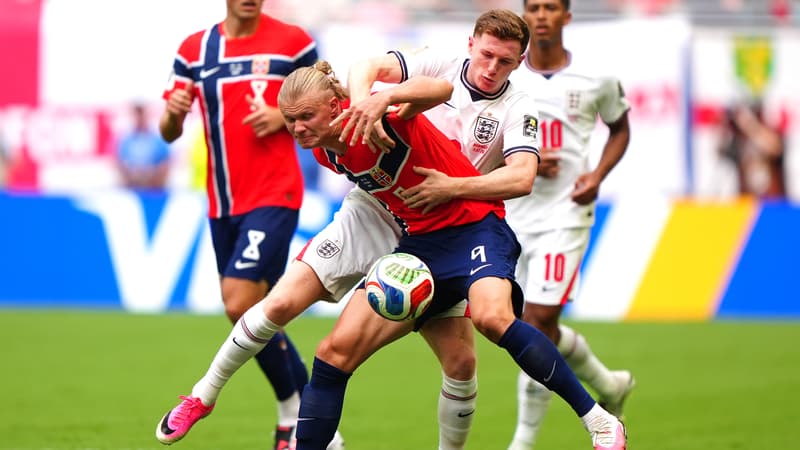 Norvège-Angleterre: "C'est un peu n'importe quoi", Haaland se plaint du but refusé par le VAR