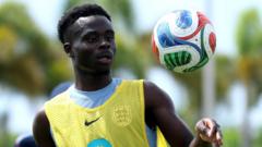 L'Angleterre s'occupe de Saka avant la Coupe du monde (Tuchel)