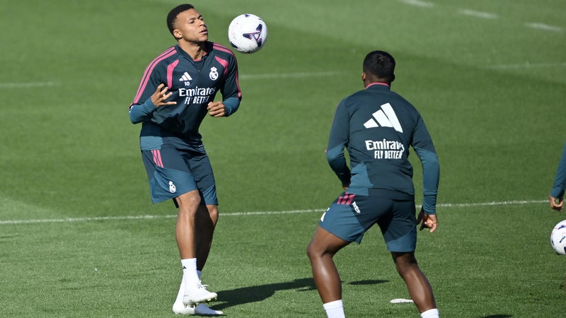 Mbappé chez On: l'attaquant du Real Madrid déjà aperçu avec un prototype à l'entraînement