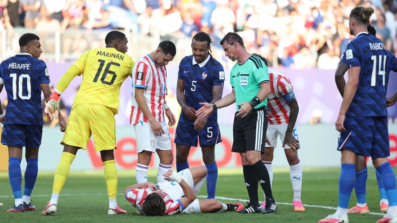 Paraguay-France: la grosse poussette dans le dos de Koundé à l'origine de l'embrouille d'après match