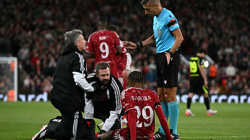 Liverpool: pas de blessure mais des crampes pour Barcola, à neuf jours de la liste de Zidane