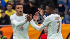 Mbappé et Dembélé en tête de l'équipe de France pour la Coupe du monde