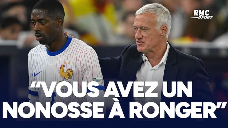 France-Irak : "Un nonosse à ronger" Deschamps irrité par une question sur Dembélé